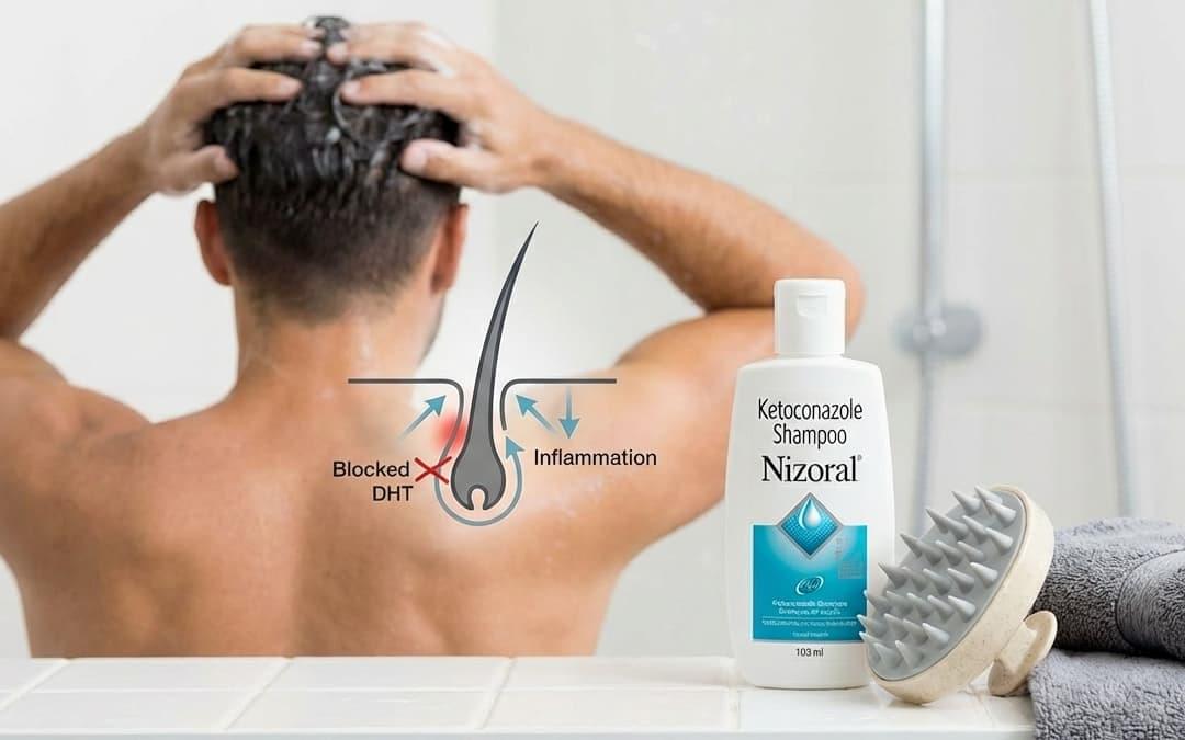 Ketoconazole shampoo for hair loss treatment