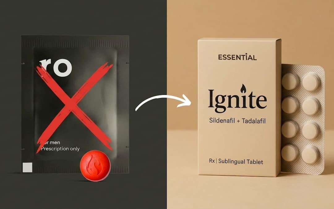 Ro Sparks is not available in Canada, but Essential Ignite offers a similar dual-ingredient ED treatment